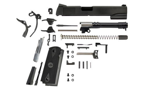 1911 Complete Parts Kit (No Frame) - 9mm / Black Parkerized 5" Government Slide