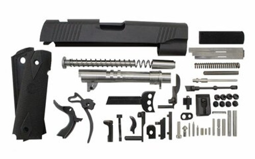 9mm 1911 Parts Kit - 5" Government Anodized Black Slide
