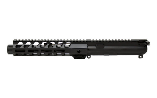 5.56 AR 15 Pistol Upper Assembly - 7" Nitride Barrel, 1:7 Twist Rate with 9" Lightweight MLOK Handguard