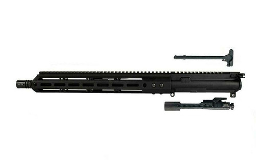 5.56 AR 15 Upper Assembly - 16" Parkerized Barrel, 1:8 Twist Rate with 15" M-Lok Handguard