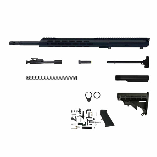 6.5 Creedmoor Rifle Kit - 20" Nitride Straight Fluted Heavy Barrel, 1:8 Twist Rate with 15" M-Lok Handguard 1
