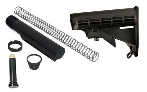 Adjustable Carbine Stock & Buffer Tube Assembly for LR-308/AR-10