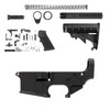 AR 15 Lower Assembly | Lower Parts Kit | Butt Stock | Buffer Tube | FIRE/SAFE | Forged | 80% Lower 1