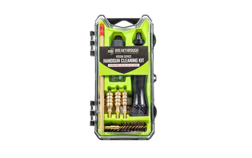 Breakthrough Clean Technologies Hard Case Pistol Cleaning Kit - Vision Series for 9mm, .357/.38/.40/.44/.45 Cal