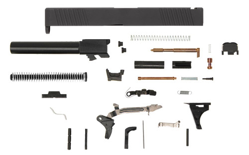 Glock® 17 Compatible Pistol Build Kit w/ Front & Rear Serrated Slide 1