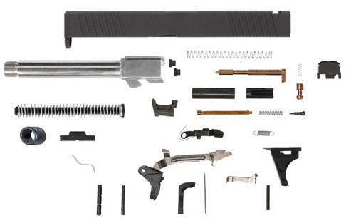 Glock® 17 Compatible Pistol Build Kit w/ Front & Rear Serrated Slide 4