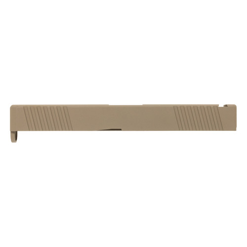 Glock® 17 Compatible Pistol Build Kit w/ FDE Front & Rear Serrated Slide 5