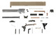 Glock® 17 Compatible Pistol Build Kit w/ FDE Front & Rear Serrated Slide 2