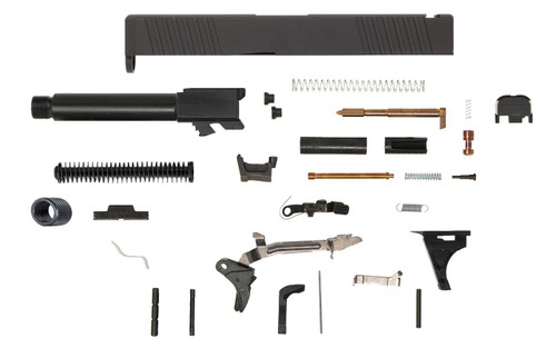 Glock® 19 Compatible Pistol Build Kit w/ Front & Rear Serrated Slide 3