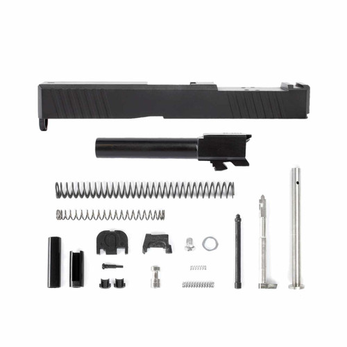 Glock® 19 Compatible Complete Slide w/ RMR Optic Cut w/ Black or Stainless Barrel