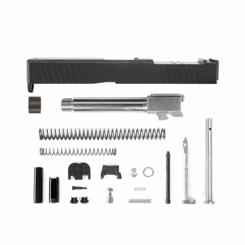 Glock® 19 Compatible Complete Slide w/ RMR Optic Cut w/ Black or Stainless Barrel 4