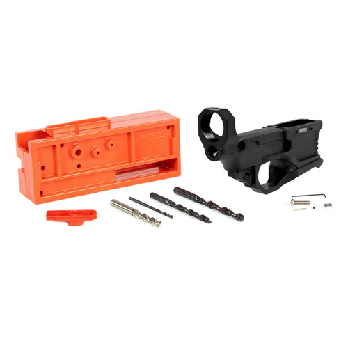 Polymer80 RL556V3 - RHINO 80% AR15 Lower Receiver (Black) and RL556v3 Jig Kit Bundle