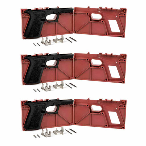 Polymer80 PF940Cv1™ 80% Compact Frame and Jig Kit 3-Pack (Glock® 19/23 Compatible, Black Only)