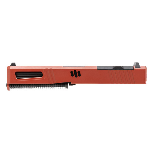 Crimson Red Complete Glock® 19 Slide Assembly - Gen 1-3 Compatible w/ Front and Rear Sights 1