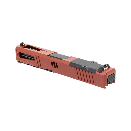 Crimson Red Complete Glock® 19 Slide Assembly - Gen 1-3 Compatible w/ Front and Rear Sights 3