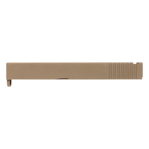 Glock® 19 Compatible Slide w/ Rear Serration - FDE 1