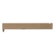 Complete Glock® 19 Compatible Rear Serration Slide - FDE w/ Black, Stainless Threaded or Non-Threaded Barrel 5