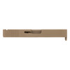 Complete Glock® 19 Compatible Rear Serration Slide - FDE w/ Black, Stainless Threaded or Non-Threaded Barrel 7