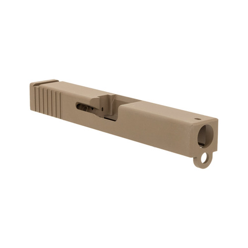 Glock® 19 Compatible Slide w/ Rear Serration - FDE 4