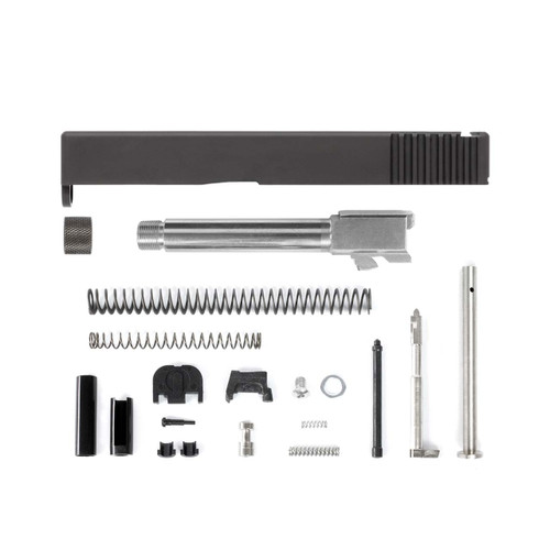 Glock® 19 Compatible Complete Slide w/ Black or Stainless Barrel 4