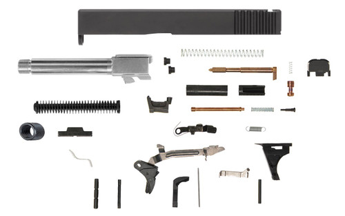 Glock® 19 Compatible Pistol Build Kit w/ Rear Serrated Slide 4