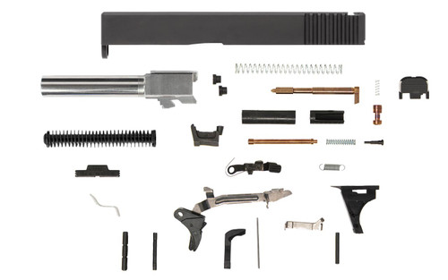 Glock® 19 Compatible Pistol Build Kit w/ Rear Serrated Slide 2