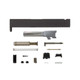 Complete Glock® 43 Compatible Black Slide w/ Black or Stainless Barrel