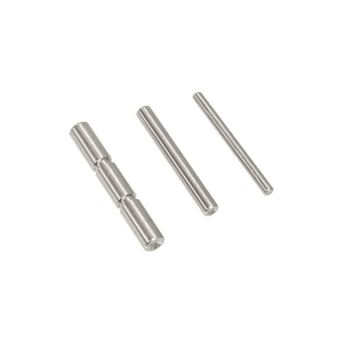 ROOK-1053-SS: ROOK Tactical Polymer80 Sub-Compact Dimpled Pin Kit fits PF940SC - Stainless Steel