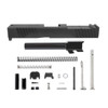 Complete G17 Compatible Slide w/ Front & Rear Serrations (& RMR Cut) - Black w/ Stainless, Black, Threaded or Non-Threaded Barrel