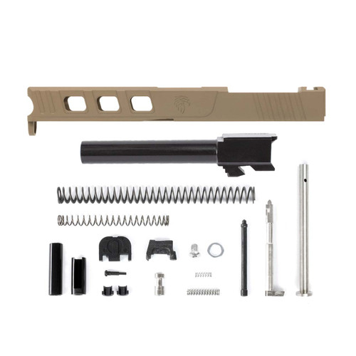 LFA Elite FDE Glock® 17 Compatible Complete Slide w/ Black or Stainless Barrel 1