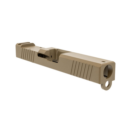 Glock® 19 Compatible Slide w/ RMR Optic Cut & Front/Rear Serrations - FDE