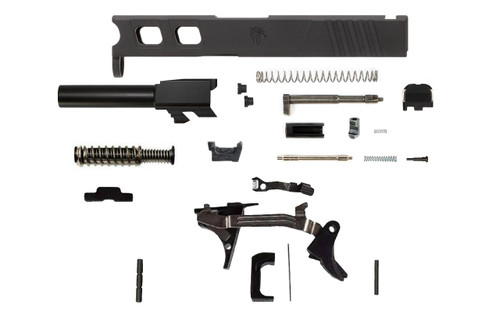 Glock® 43 Compatible Pistol Build Kit w/ Black Elite Slide 1