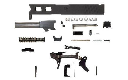 Glock® 43 Compatible Pistol Build Kit w/ Black Elite Slide 2