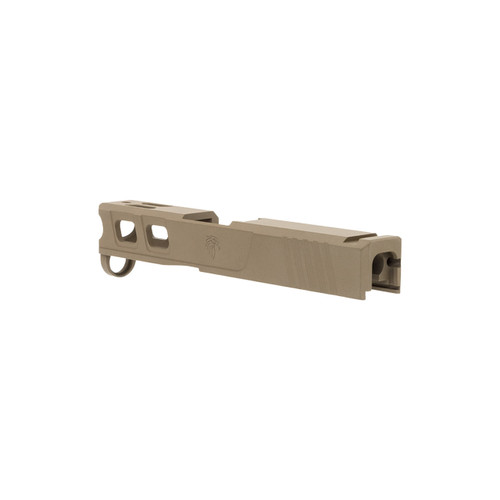 Complete Glock® 43 Compatible Slide (LFA Elite), FDE w/ Black or Stainless Barrel