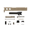 Complete Glock 43 Compatible Slide (LFA Elite), FDE w/ Black Barrel