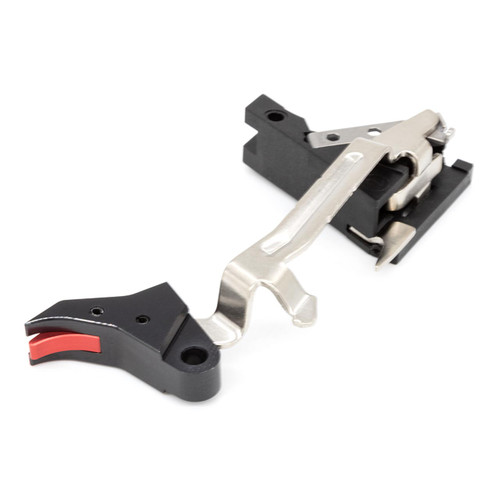 TF Tactical SPSR 'Lightning Tap' 2.0 Trigger - Black/Red Billet Trigger w/ Bar - Short Pull Short Reset - Glock® 19/17 Gen3 Compatible 3