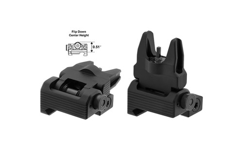 UTG® ACCU-SYNC® Spring-Loaded AR15 Flip-up Front Sight-2