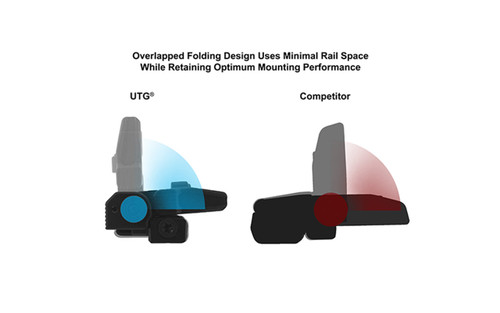 UTG® AR15 Flip-up Front Sight - ACCU-SYNC®, Black 4