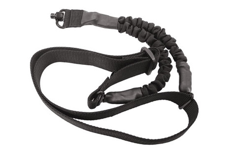 UTG® Single Point Bungee Sling with QD Sling Swivel and AR15 Quick Detach Receiver End Plate - Matte Black, Steel 3